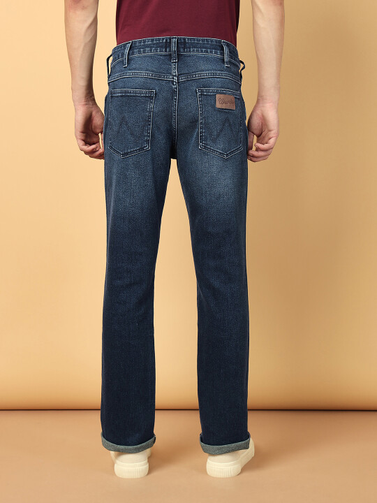 Wrangler Men's Millard Blue Jeans (Regular)