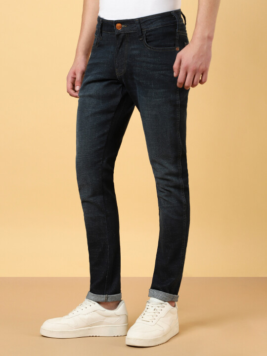 Wrangler Men's Vegas Blue Jeans (Skinny)