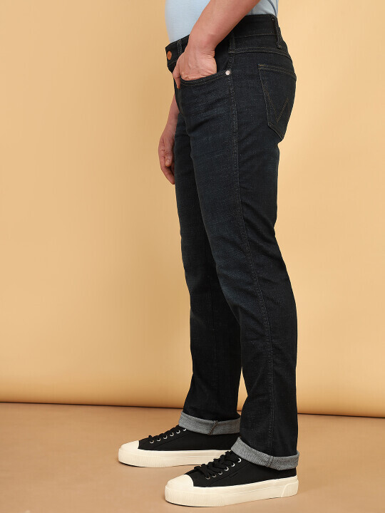 Buy Men Blue Millard Straight Fit Mid Rise No Fade Jeans