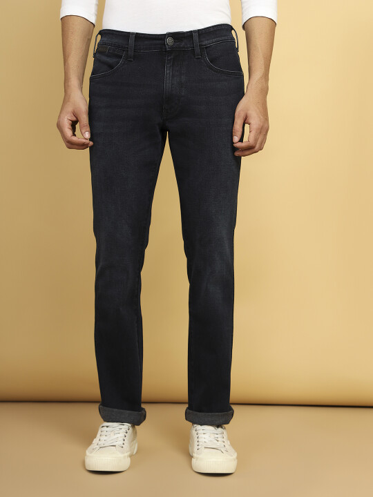 Buy Men Black Millard Straight Fit Mid Rise No Fade Jeans Buy Men Black Millard Straight Fit Mid Rise No Fade Jeans