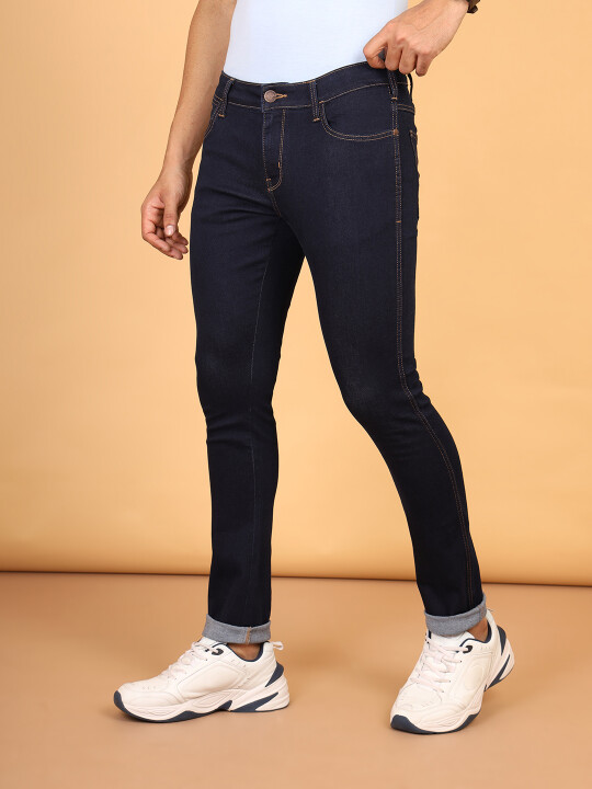 Buy Men Blue Vegas Skinny Fit Low Rise No Fade Jeans Wrangler India Official Online Store