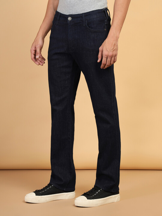 Buy Wrangler Men Blue Millard Regular Fit Mid Rise Jeans