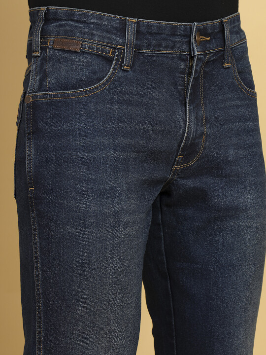 Buy Men Blue Millard Straight Fit Mid Rise Light Fade Jeans