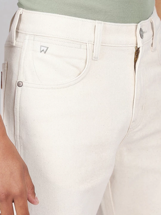 Buy Wrangler Men Beige Cowboy Straight Fit Mid Rise Jeans