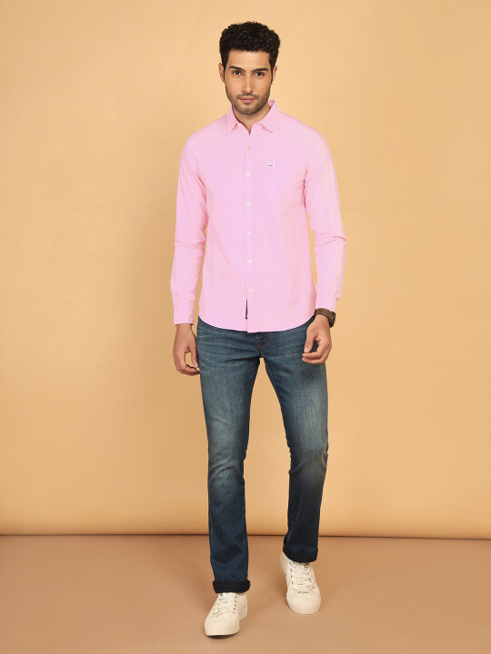 Wrangler Men's Pink Shirt