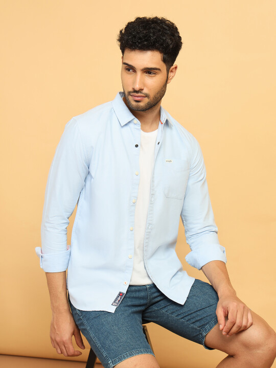 Wrangler Men's Blue Shirt