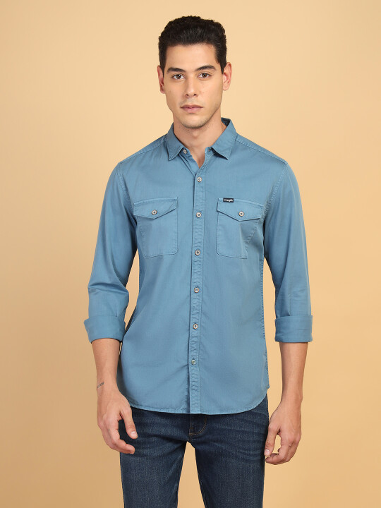 Twin Patch Pocket Blouse