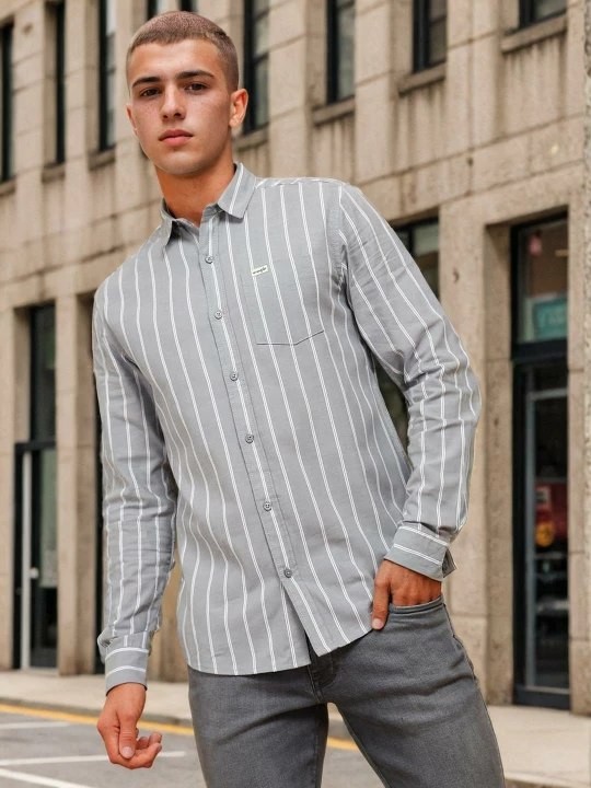 Wrangler  Men's  Grey Shirt