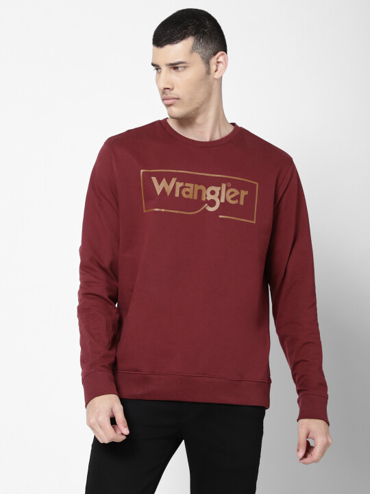 Wrangler Authentics Men's Long Sleeve Fleece Quarter-Zip, Bossa Nova, Small  at  Men's Clothing store