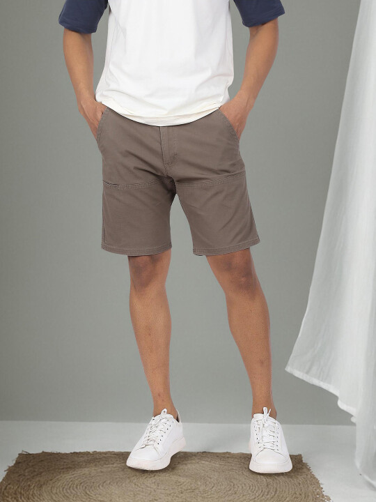 Buy Men Blue Mid Rise Relaxed Fit Shorts | Wrangler® India