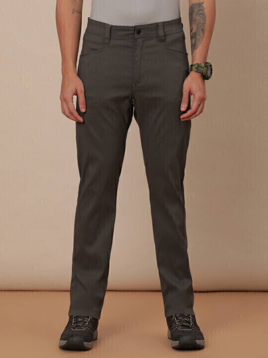 Buy Beige Trousers & Pants for Men by JAINISH Online | Ajio.com
