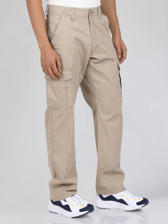 Buy Wrangler Men Brown Mid Rise Relaxed Fit Cargo Wrangler