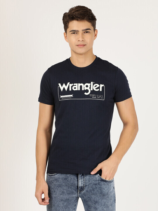 Men's Wrangler Navy T-Shirt