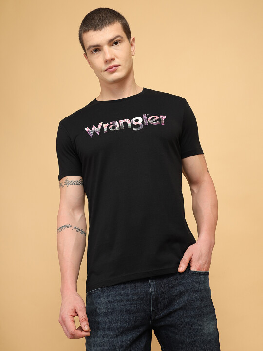 wrangler round neck t shirts