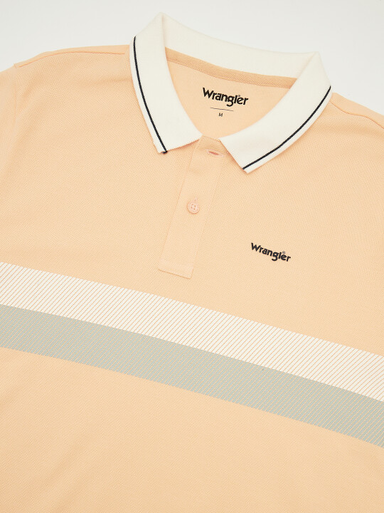 Buy Wrangler Mens Printed Orange Collared Neck shirt | Wrangler
