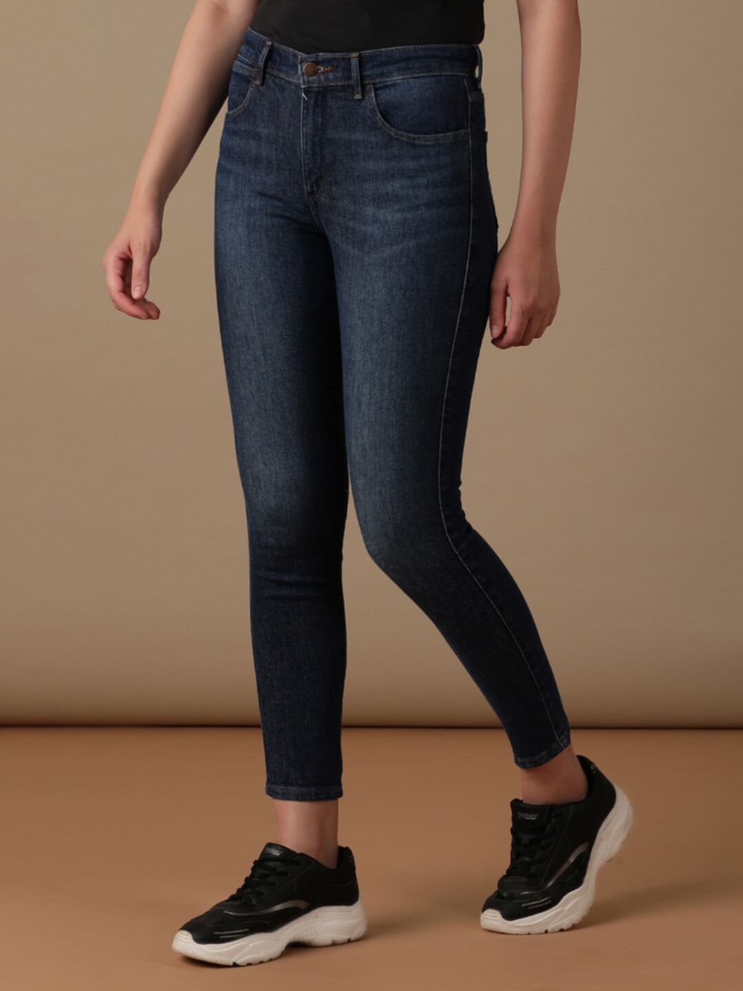 Buy Women Blue High Rise Skinny Fit Jeans Wrangler® India