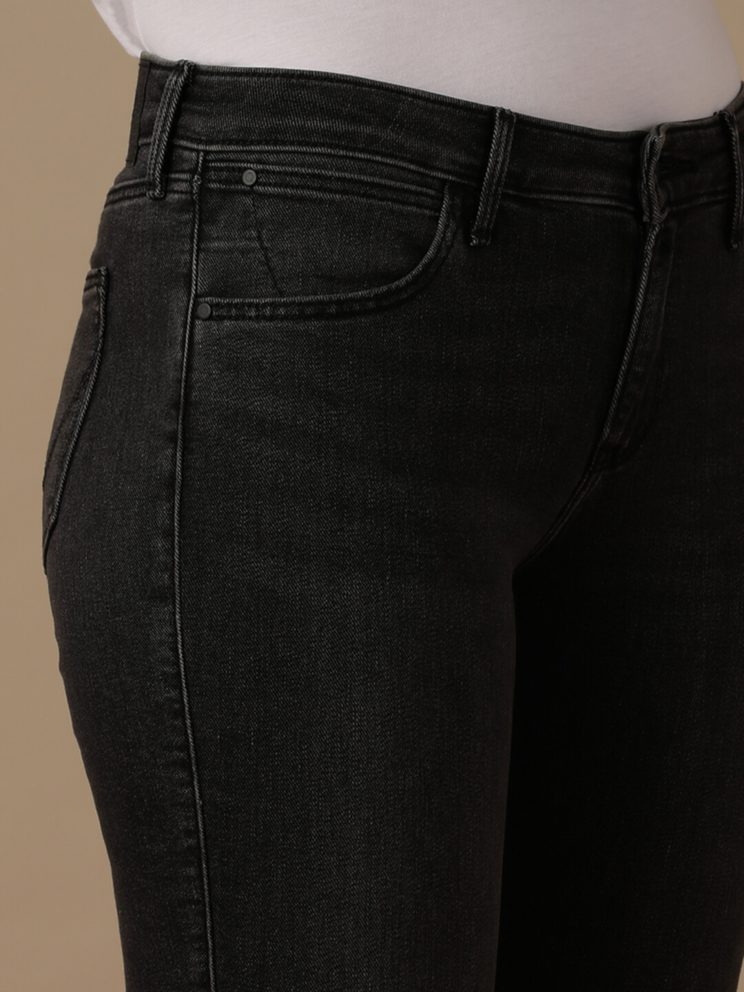 Wrangler Women's Black Body Bespoke Jeans (Skinny)