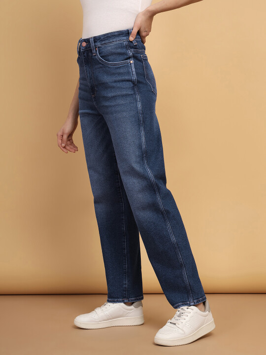 Women's blue orders straight jeans