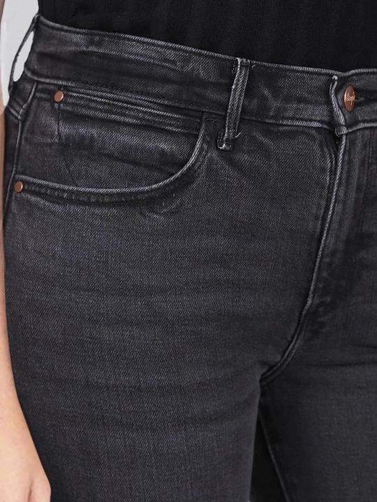 Buy Women Black High Rise Skinny Fit Jeans Wrangler® India