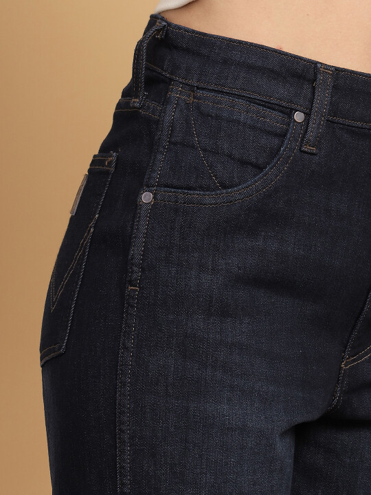 Buy Women Blue Slim Fit High Rise Light Fade Jeans Wrangler