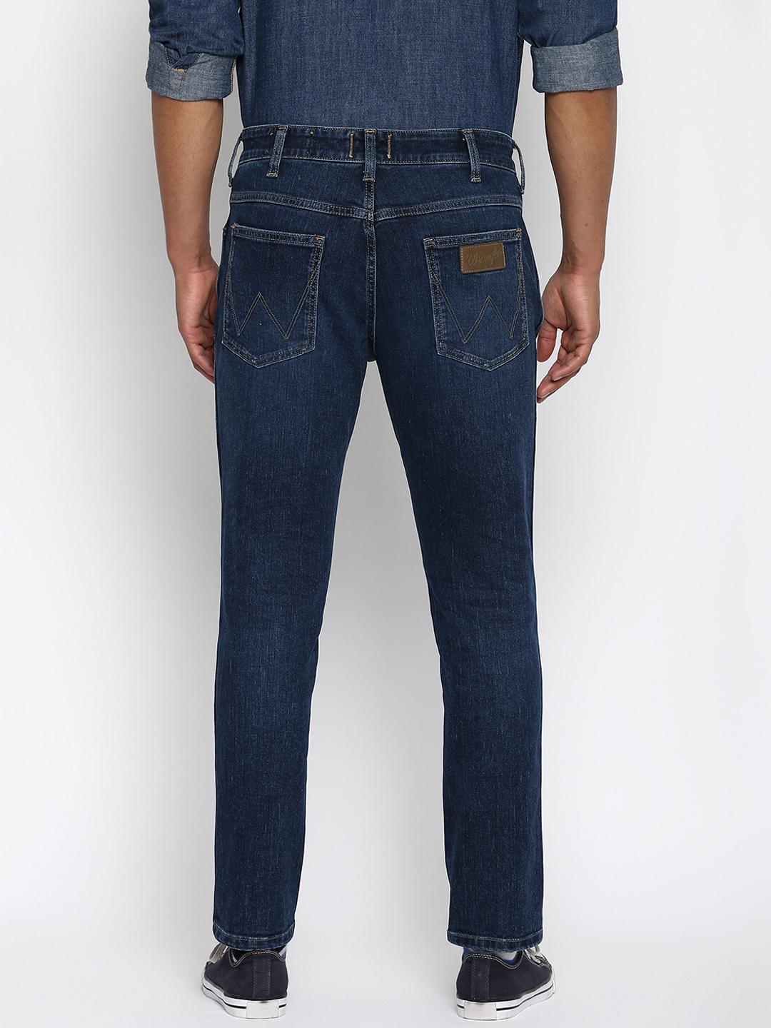 Buy Wrangler Bostin Cropped Blue Slim Fit Jeans Wrangler® India